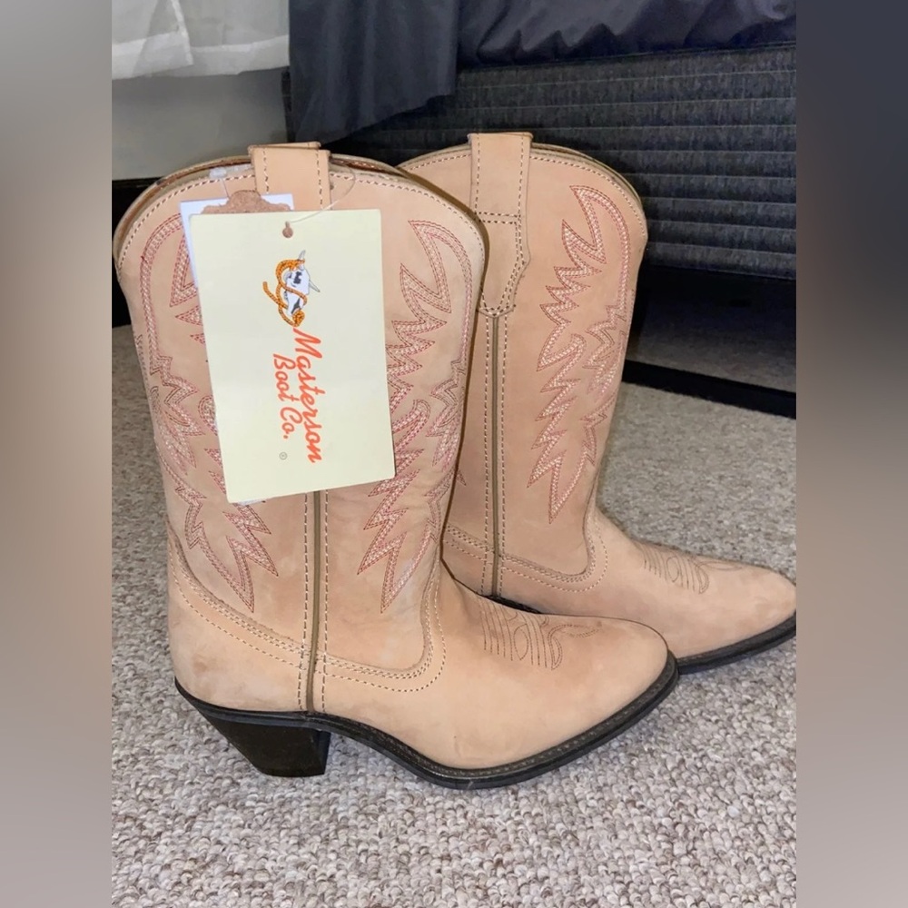 Masterson Co Leather Women's Tan Western Boots